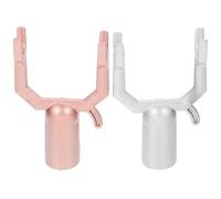 Healeved Tête de Fourche à Vêtements en Alliage D'aluminium Résistant la Rouille, Lot de 2 pour Étendage Linge Extérieur Suspendre Rapide de Vêtements