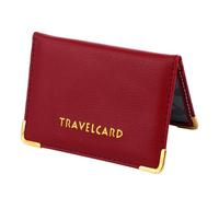 Healeved Titulaire de Cartes en PU au Style Esthétique, Conçu pour Prévenir Les Rayures et Faciliter Le Rangement, Format Compact 4.13x2.95x0.20 Pouces, Usage Scolaire et Sorties