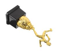 Healeved Trophée de Course Sportif en Plastique Doré Grand Format Coupe Scolaire pour Compétition et Marathon Récompense pour Cérémonie de Remise de Prix et Événements Sportifs