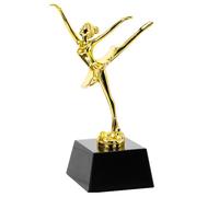 Healeved Trophée de Danse en Plastique Doré 20 CM Coupe Trophée de Ballet Récompense Sportive pour Garçon et Filles Décoration Pédagogique pour Concours de Danse et Remise Réutilisable