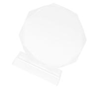 Healeved Trophée en Cristal Octogonal 180 MM Transparent, Plaque de Récompense pour Employés, Décoration de Bureau Élégante pour Remise de Diplômes et Prix Professionnels