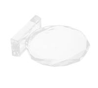 Healeved Trophée en Cristal Octogonal 8 CM Plaque Décorative Vierge pour Sublimation Cadre Photo Personnalisable pour Récompense Présent Commémoratif Polyvalent Trophées d'halloween et