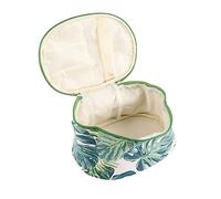 Healeved Trousse De Maquillage en Toile De Rangement Motif Festival Tropical Monstera pour Voyage