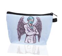 Healeved Trousse De Toilette Cosmétique Capacité avec Motif Infirmier Pochette De Voyage Pratique pour Soins Peau Et Maquillage