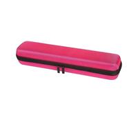 Healeved Trousse de Voyage Rigide Résistante la Chaleur pour Fer à Lisser, Paquet de Rangement Portable pour Outils de Coiffure, Pochette Organisatrice Compacte Rose Fuchsia, Étui