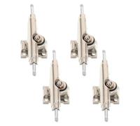 Healeved Trucks de Fingerboard à Essieu Large 4 Pièces en Alliage Argenté | Contrôle Renforcé, Grind à Faible Résistance, Pivot avec Bushings et Rondelles, pour Entraînement Intérieur
