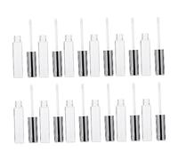 Healeved Tube De Gloss à Lèvres Vide Rond 12 Pcs 10 Ml Argenté Contenant Rangement Lip Gloss Professionnel Cosmétique Voyage