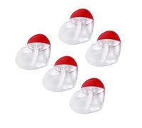 Healeved Tubes De Brillant À Lèvres Lot De 5 Flacons En Plastique Pour La Maison Et Les Voyages Simples Et Faciles À Utiliser