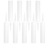 Healeved Tubes de Calfeutrage - Cartouche Douilles, Lot de 9 Tubes de Calfeutrage, Calfeutrage, Buse de Cartouche, Douilles embouts de Remplacement, pour Mastic Adhésif et à Calfeutrer