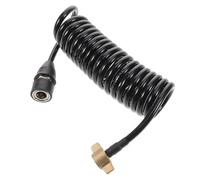 Healeved Tuyau d'Air Comprimé pour Camion 3 M Raccord Rapide en Laiton Tuyau PU 5X8 MM Vanne de Prise d'Air pour Circuit Pneumatique Remorque et Tracteur