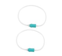 Healeved Tuyau D'extension pour Ventouses 40 Cm Blanc, Tube Flexible Étanche pour Pompe à Ventouses Manuelle, 2 Pièces, Accessoire Compatible pour Thérapies de Massage à Domicile