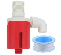 Healeved Vanne à Flotteur 1 Pouce pour Contrôle Automatique du Niveau d'Eau Vanne à Bille en Plastique pour Château d'Eau Réservoir et Piscine Arrêt Automatique Anti-Débordement