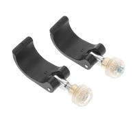Healeved Verrou Extérieur pour Bâton de Marche en Nylon Noir, Installation Facile et Compacte, Accessoire pour Randonnée et Trekking