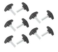 Healeved Vis de fixation du microphone lot de 10 en PP, avec réglage d'angle et structure stable, pour attache bras micro et pince micro, installation rapide en environnement professionnel