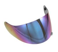 Healeved Visière de Casque Professionnelle de Remplacement Antibuée en Polycarbonate Transparent Résistante aux Rayures Impacts Protection Vent et Soleil pour Moto Accessoire Extérieur