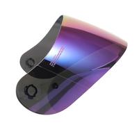 Healeved Visière de Casque Professionnelle Remplaçable en Polycarbonate Antibuée Résistante aux Rayures pour Moto Lentille de Remplacement 1 Pièce Protection Vent et Forte Luminosité