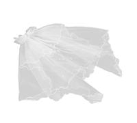 Healeved Voile de Communion Garçon Fille Blanc avec Nœud Élégant Accessoire et Confortable pour Première Communion Baptême et Cérémonies Religieuses