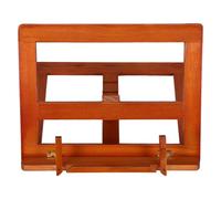 Healeved Wooden Bible Stand Book Stand for Desktop Foldable Adjustable Carved Sturdy Frame for Bible Study and Home Use