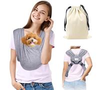 Healife Sac de transport pour chien de 5 kg, sac à dos pour chien jusqu'à 15 kg, sac à dos pour chien jusqu'à 10 kg, sac de transport pour chien jusqu'à 10 kg - Sangle réglable