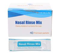 Healifty 1 boîte de 40 sachets de sel pour rinçage nasal