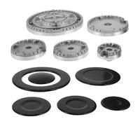 Healifty 1 Ensemble Capuchons de Brûleur à Gaz Compatibles pour Poêles Encastrés Répartiteurs de Flamme Concaves pour Cuisinière à Gaz Accessoires de Cuisson Faciles à Nettoyer et