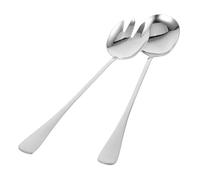 Healifty 1 ensemble Cuillère et Fourchette de Service Acier Inoxydable pour Buffet et Usage Ustensiles Ergonomiques pour Restaurants et Maisons