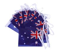 Healifty 1 ensemble Guirlande Australien PVC pour Décoration de Fête Banderole de Drapeaux Australiens pour Événements Intérieurs et Extérieurs pour et Célébrations