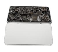Healifty 1 ensemble Moules à Biscuits Acier Inoxydable Outils de Pâtisserie pour Créer des Cookies Bonbons pour Cuisine