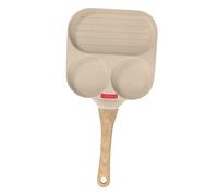Healifty 1 ensemble Poêle à Œufs Multifonction avec Revêtement Antiadhésif Poêle à Pancakes et Omelettes pour Cuisine Camping et Extérieur Compatible avec Tous Types de Feux