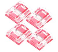 Healifty 1 Jeu Verrou Autocollant Acrylique Serrure Hasp Plat À Montage Acrylique Système De Verrouillage Pour Meubles Et Armoires 4 Pièces