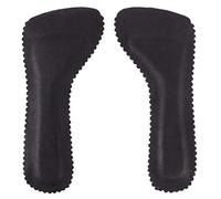 Healifty 1 Paire Sept Points Pad Sandales Talons Baskets Sandales Talons Confort Non Semelles De Coussins De Pied Pour Femme Noir Miss Éponge Latex Coussin Gel Bottes D'Été