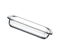 Healifty 1 pièce Plateau de Cuisson Verre Spécial pour Micro Ondes Plat Rectangulaire Verre