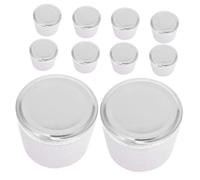 Healifty 10 Pièces Bouchons Liège Bois avec Housse Tissu Bouchons Souples pour Bouteilles Eau Chaude et Thé pour Flacons et Bouteilles