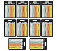 Healifty 10 Pièces Cartes de Score de Golf en Papier Léger Affichage Large pour Golfeurs Professionnels, Accessoire Élégant et Pratique pour Clubs de Golf