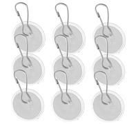Healifty 10 Pièces Crochets Adhésifs de Plafond Transparent Lot Perçage Pour Accrocher Lanternes et Décorations Intérieures