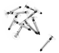 Healifty 10 Pièces Embouts de Stylet Métal Argenté Disque Capacitif pour Stylo Tactile Tablette et Laptop Contrôle Précis pour Dessin et Navigation Fluide