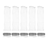 Healifty 10 pièces Filtre à Peluches pour Machine à Laver Acier Inoxydable Filet Maillé Haute Densité Anti-obstruction pour Drainage et Résistant à Usure