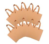 Healifty 10 pièces Lot de Kraft Blancs avec Poignées Sacs Élégants pour Mariage Fête et Usage Commercial Dimensions Parfaits pour Anniversaires et Événements