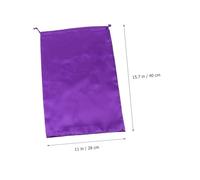 Healifty 10 pièces Pochette de Rangement pour Perruques Satin avec Cordon Sac pour Extensions de Cheveux Lot Stockage Pratiques et Durables pour Outils Capillaires