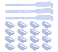 Healifty 100 Bracelets D'identification Médicale Jetables en Pvc Confortables pour Adultes, Lot pour Hôpital, Simplifiant les Processus Hospitaliers et Adaptés aux Situations D'urgence