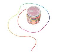 Healifty 100 m Élastique Fil De Perles Arc-en-Ciel Corde Élastique Perles Fil Stretch String pour Fabrication de Bijoux Collier Bracelet