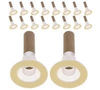 Healifty 100 Pièces Bâtonnets de Moxa pour Moxibustion avec Base en Pp, Chaleur Solide et Rangement Facile, Adaptés pour Salon Professionnel et Massage Acupoint