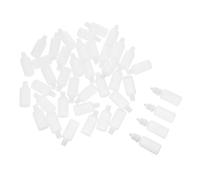 Healifty 100 Pièces Flacons Compte-gouttes Plastique PE Bouteilles Souples Rechargeables avec Bouchon à Vis Étanche Distributeurs Précis de Liquide pour Laboratoire et Usage Divers