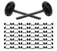 Healifty 100 Pièces Handmade Glass Safety Eyes for Crochet Dolls Plush Animals Needle Felting Round Toy Eyes for DIY Crafts