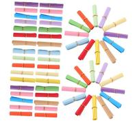 Healifty 100 pièces Mini Parchemins Colorés pour Écriture Papier Décoratif pour Bouteille à Souhaits Vintage pour Messages et Loisirs Créatifs