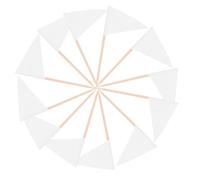 Healifty 100 Pièces Mini Toothpick Flag Picks Triangle Stick Cake Topper For Cupcakes Fruit Appetizers Party Decorations