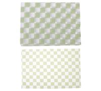 Healifty 100 Pièces Papier Présent Sauge à Carreaux Élégant Finition Mate Douce et Texture Lisse, pour Paniers Présents de Savons Artisanaux