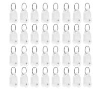 Healifty 100 pièces Silent Curtain Track Rollers Dual Wheel Glider Hooks for Ceiling Mounted Curtain Rails Smooth and Quiet Operation Accessories for Window