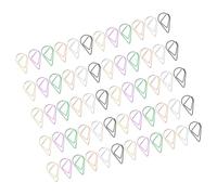 Healifty 100 Trombones Mini Goutte d'Eau en Métal Multicolores, Clips Papier Petits 100 Pcs, Pinces Bureau Polyvalentes pour Documents, Photos, Marque-Pages et Projets Scolaires