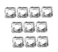 Healifty 10pièces Couvercles De Brûleur De Cuisinière Aluminium Couvercles De Four à Gaz Pour Dessus Revêtements De Cuisinière à Gaz